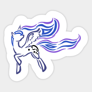 Tribal Pony - Princess Luna Sticker